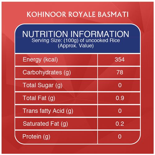 Kohinoor Basmati Rice - Royale, Authentic Biryani, 1 kg
